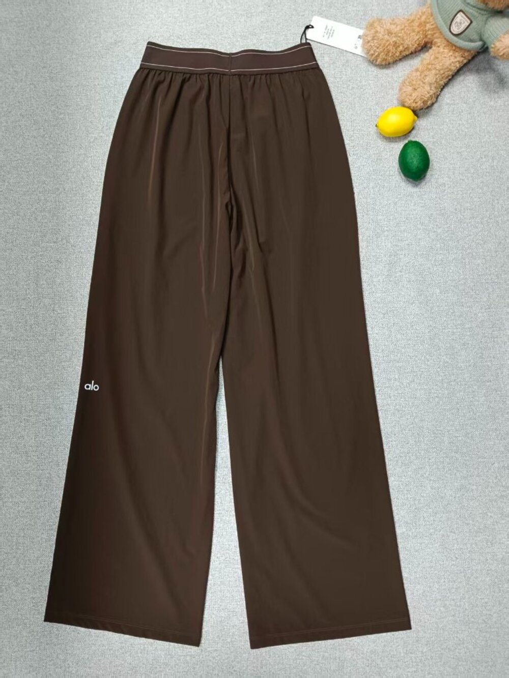 Espresso Brown ALO Yoga Suit Up Trouser🤎Wide Leg Pants|Regular|Limited XS/S💗 - Picture 5 of 7